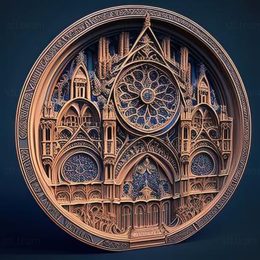 3D model st notre dame (STL)